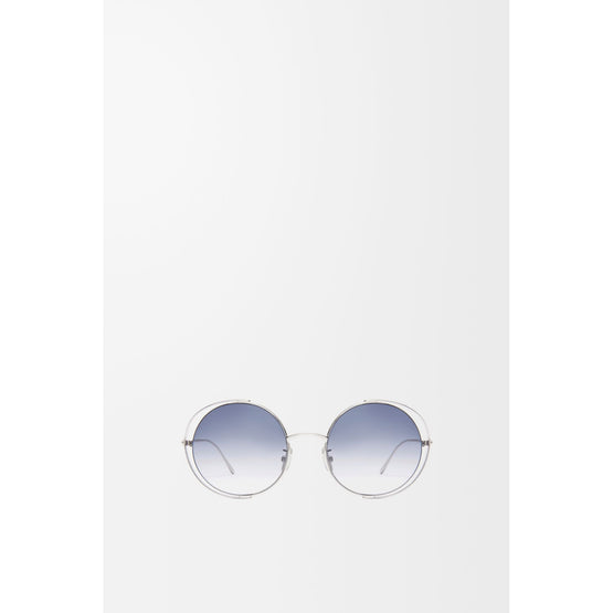 Women Metal Cutout Round - Gradient Blue