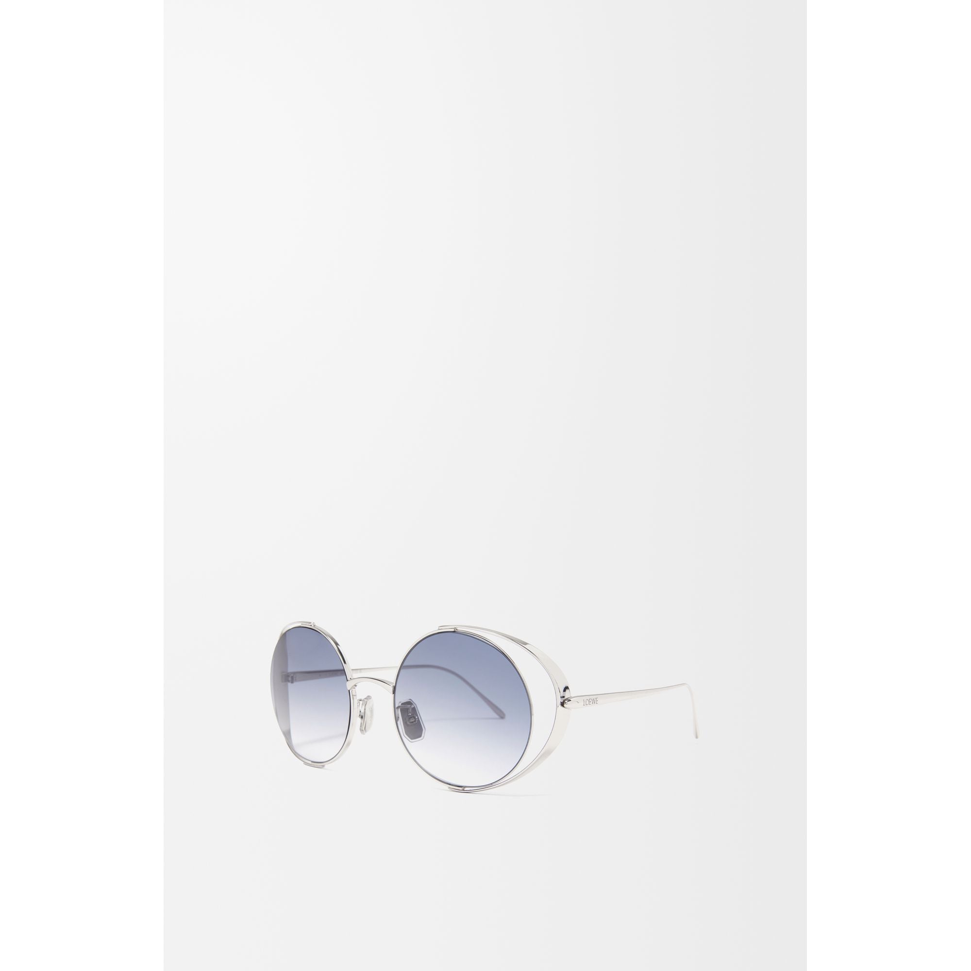 Women Metal Cutout Round - Gradient Blue