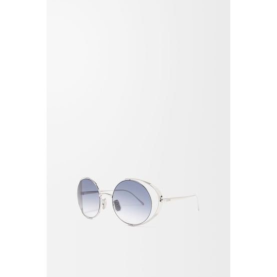 Women Metal Cutout Round - Gradient Blue