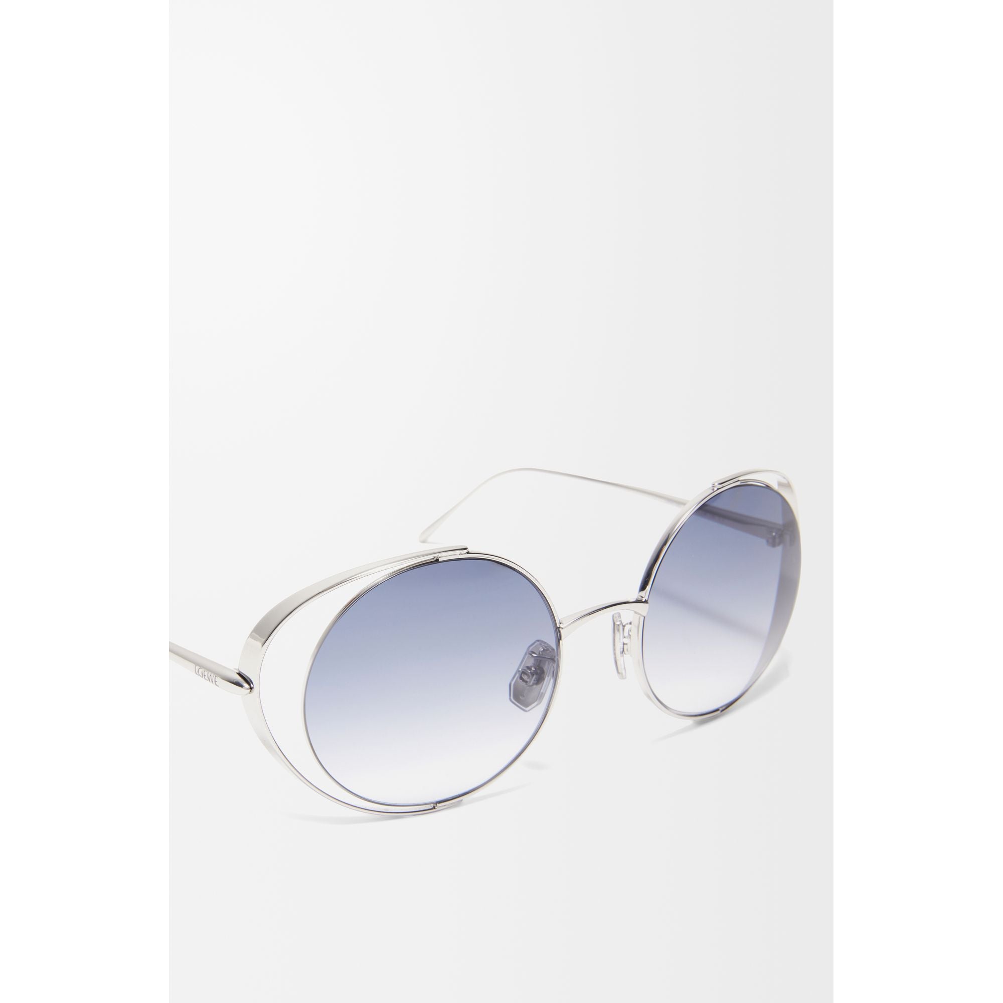 Women Metal Cutout Round - Gradient Blue