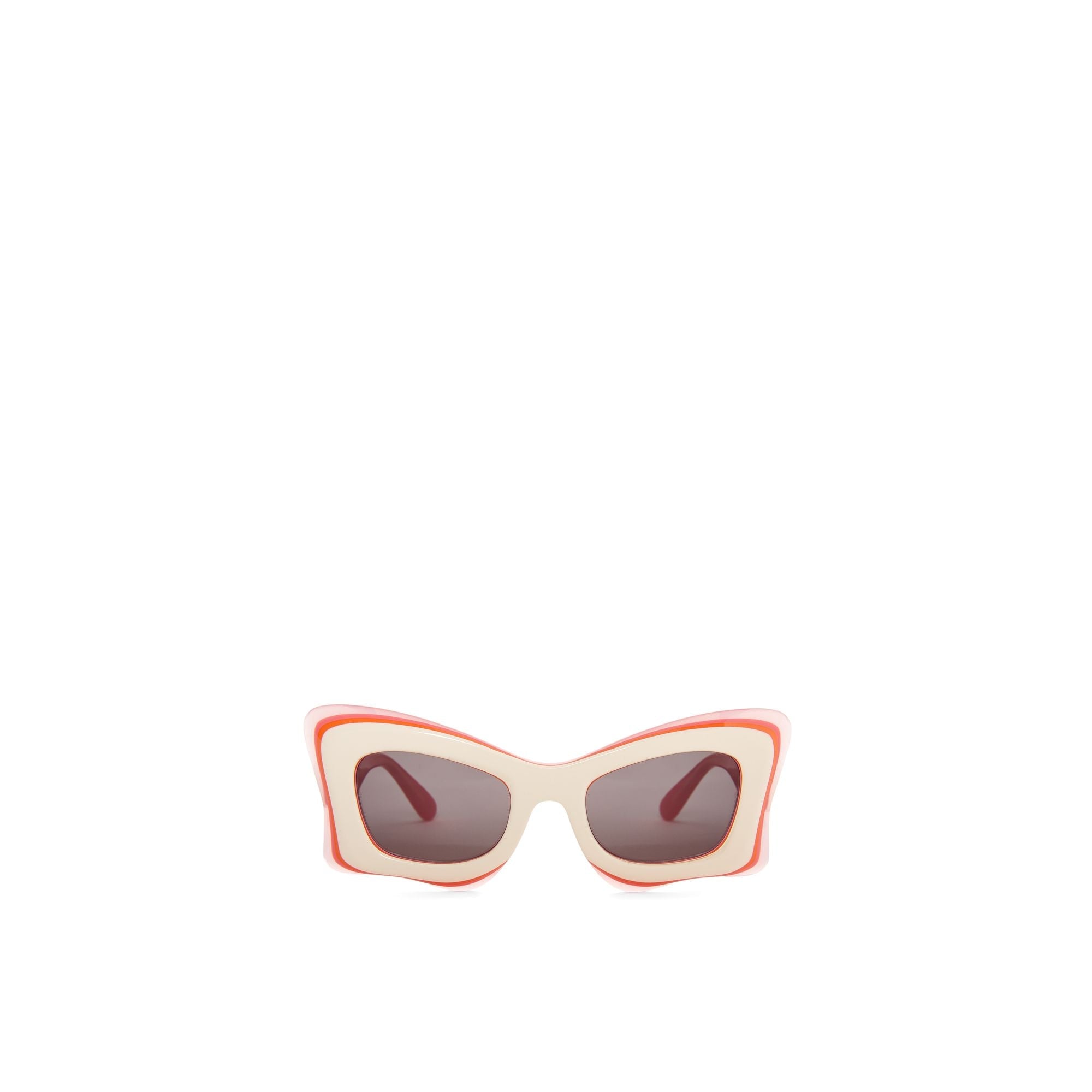 Women Multilayer Butterfly - White/Pink