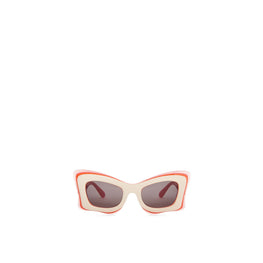 Women Multilayer Butterfly - White/Pink