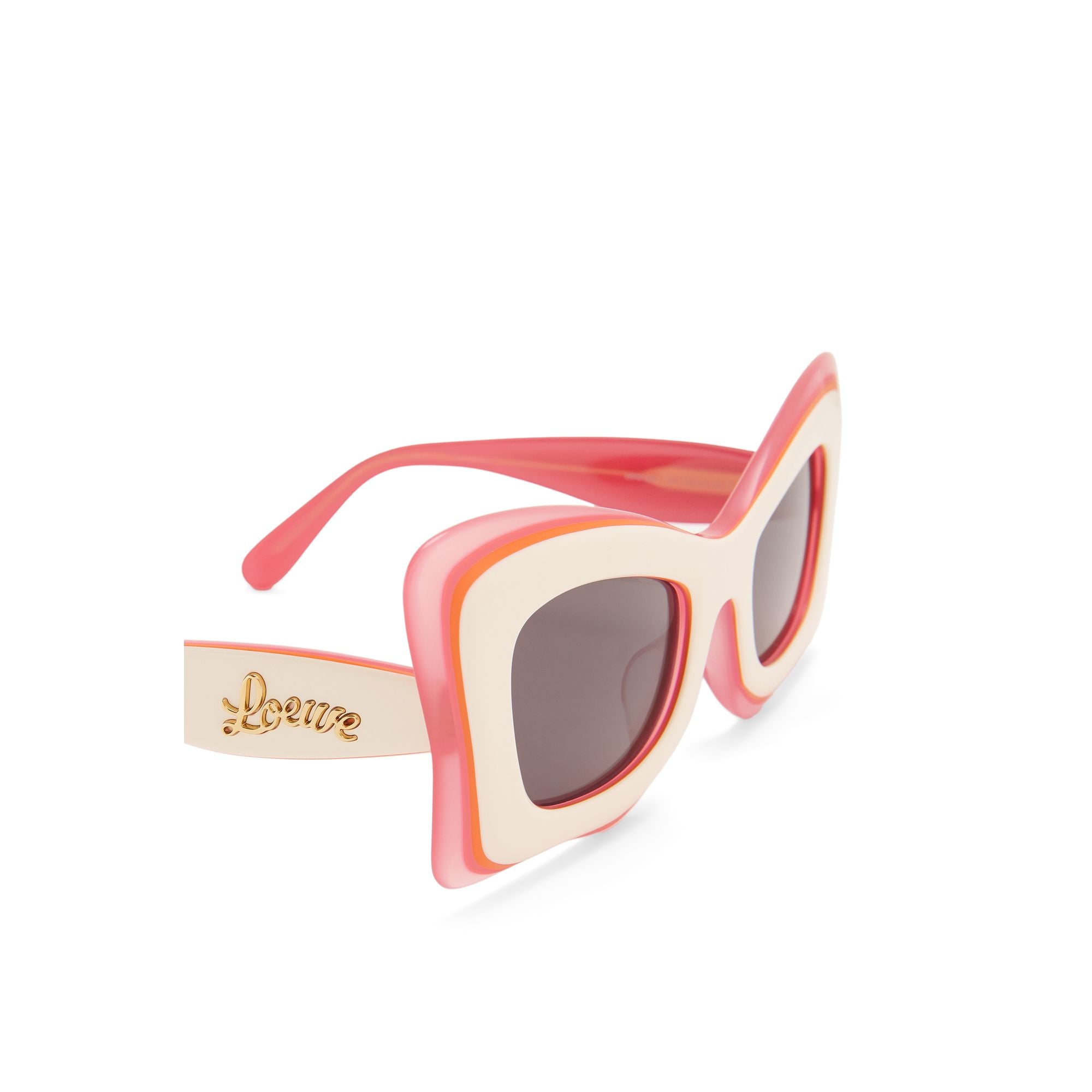 Women Multilayer Butterfly - White/Pink