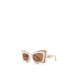 Women Multilayer Butterfly - White/Beige