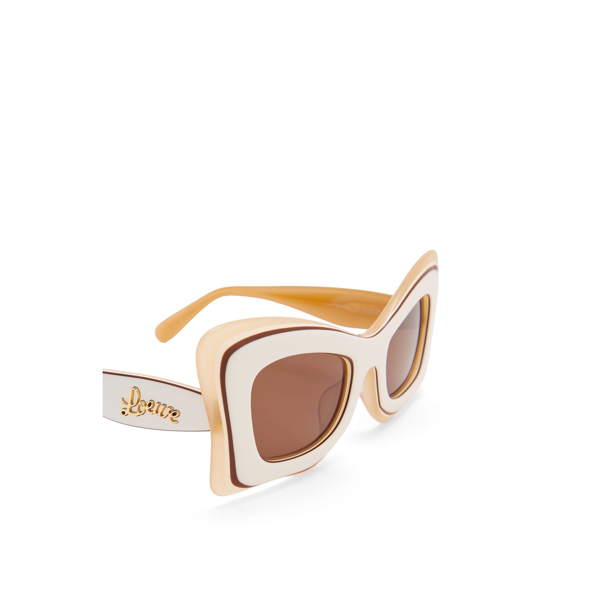 Women Multilayer Butterfly - White/Beige