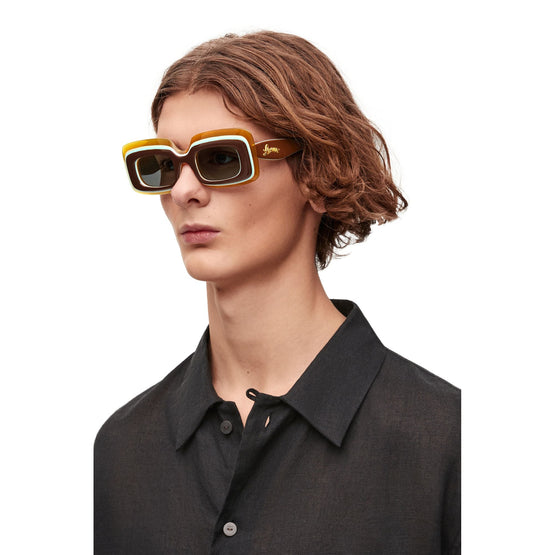 Women Multilayer Rectangular - Brown/Multicolor