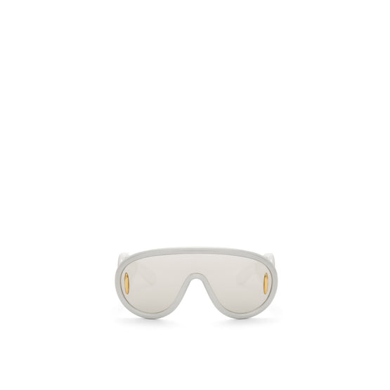 Women Wave Mask - White Holographic