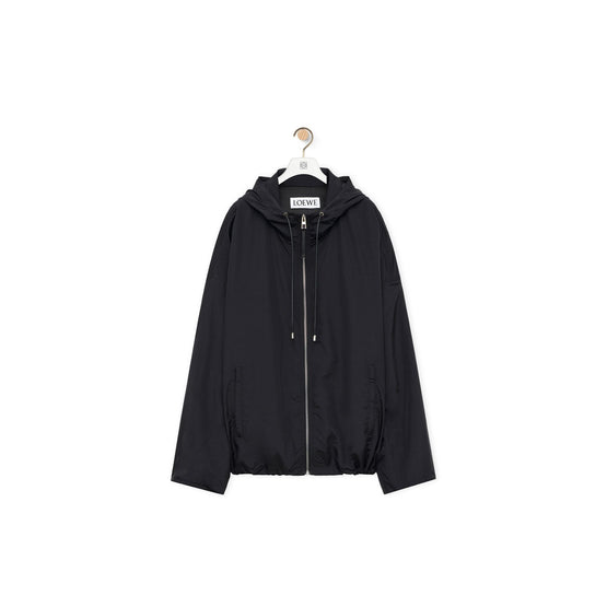 Men Hooded Jacket - Black