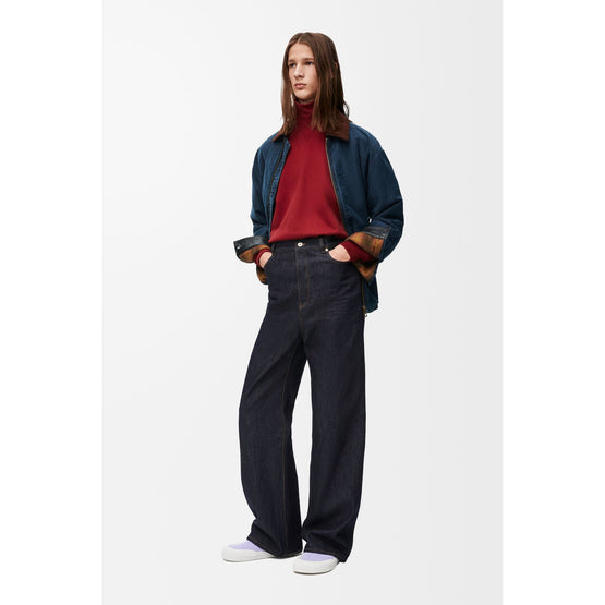 Men Jacket - Indigo Blue