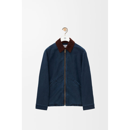 Men Jacket - Indigo Blue