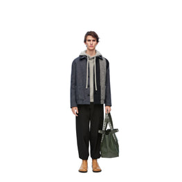 Men Workwear Jacket - White/Grey/Black