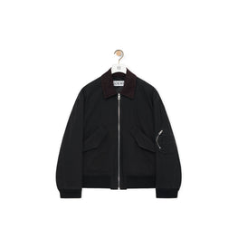 Men Bomber Jacket - Black