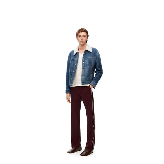 Men Tracksuit Trouser - Aubergine