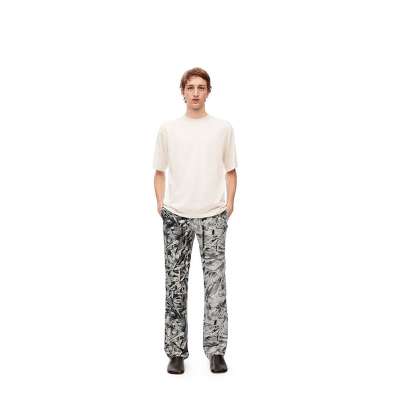 Men Fourchettes Drawstr. Trousers - Dark Grey/Grey