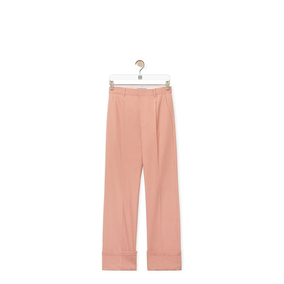 Men Fisherman Turn-Up Trousers Af - Peach Bloom