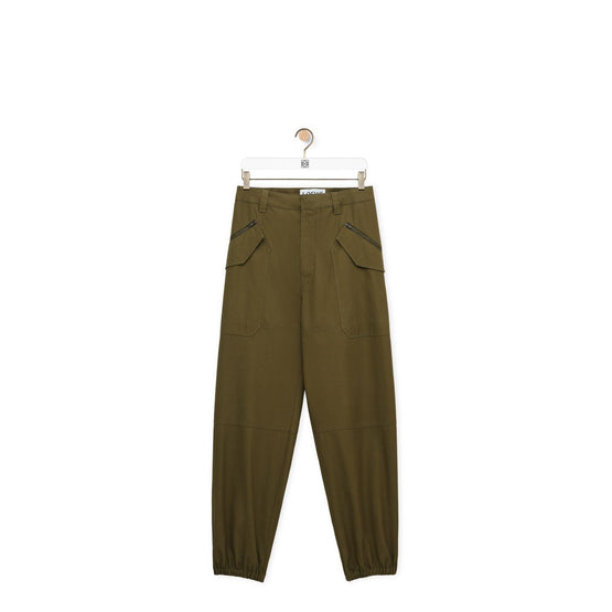 Men Cargo Trousers - Tea Dust Glaze