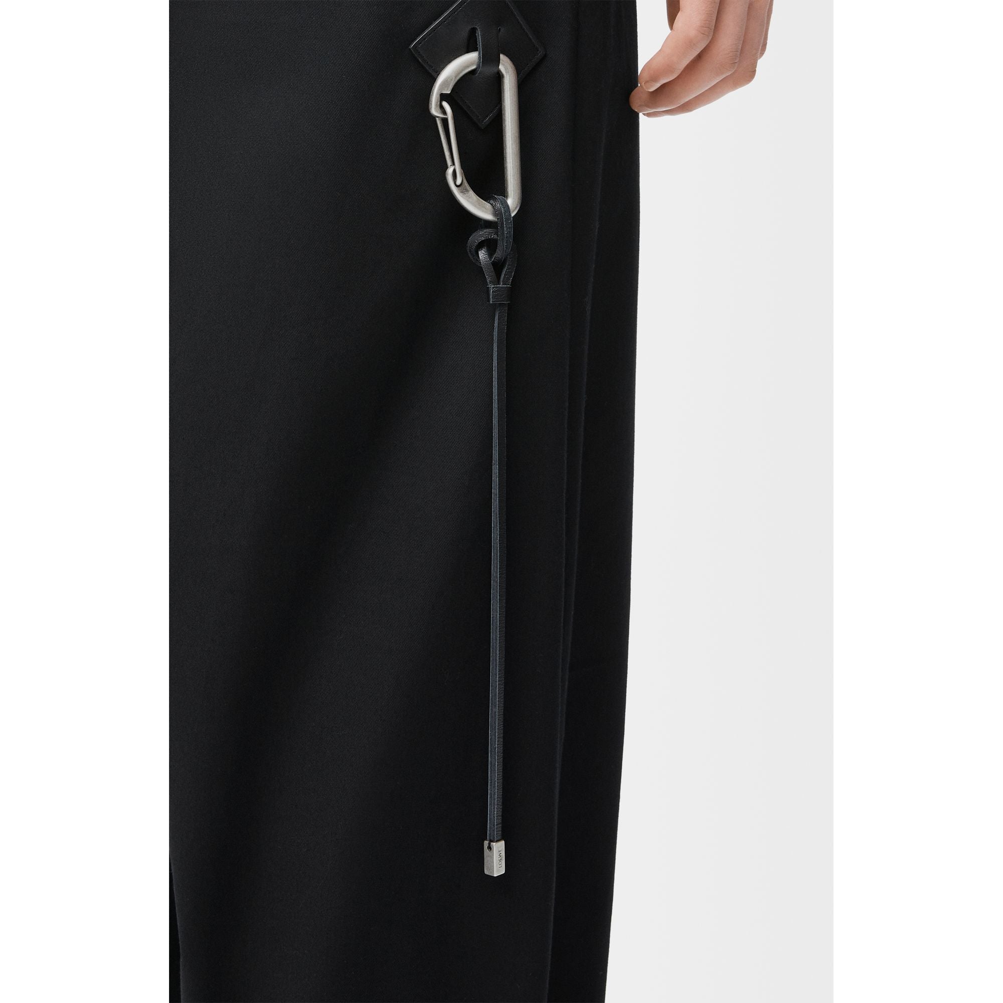 Men Low Crotch Trousers Af - Black