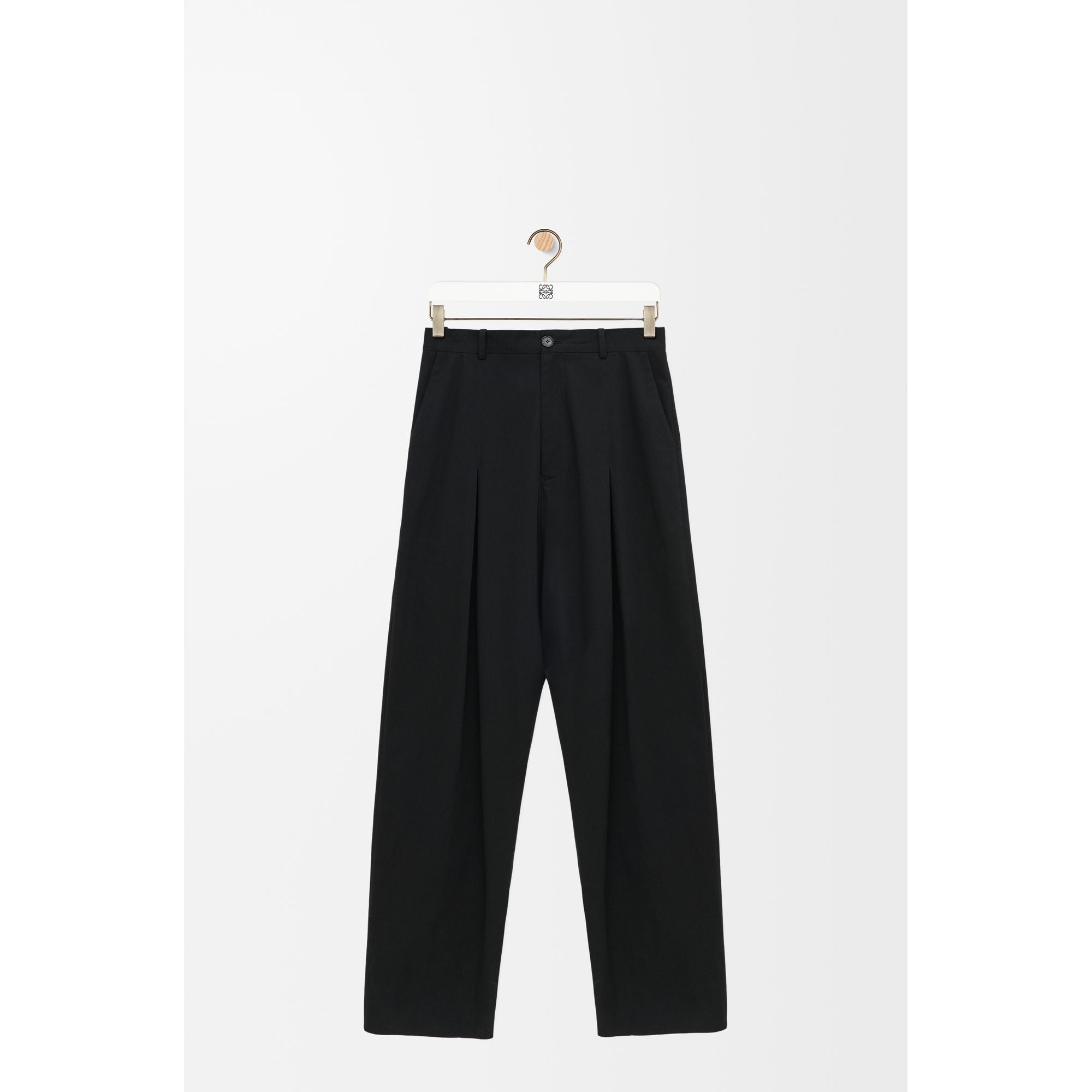 Men Low Crotch Trousers Af - Black