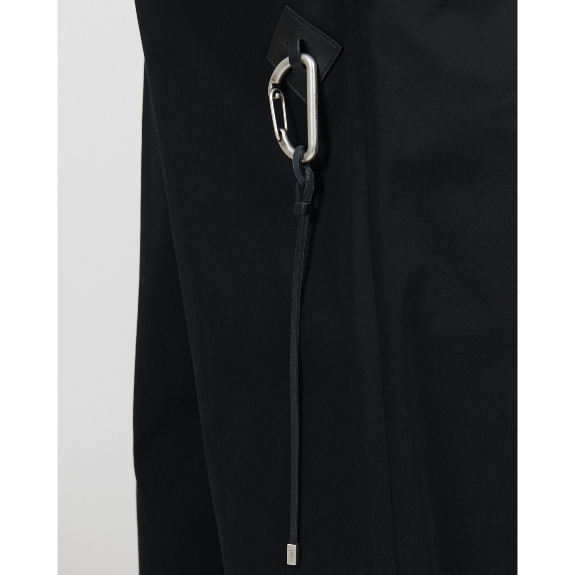 Men Low Crotch Trousers Af - Black