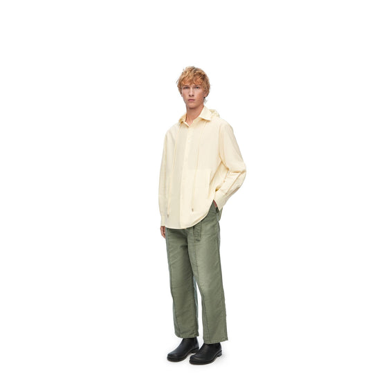 Men Anagram Jacquard Overshirt - Ivory