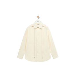 Men Anagram Jacquard Overshirt - Ivory