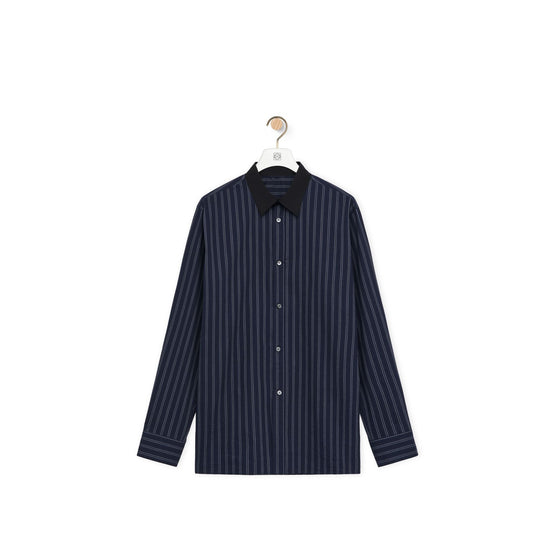 Men Shirt - Dark Navy / Grey / Black