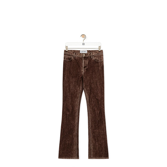 Men Bootleg Jeans - Truffle