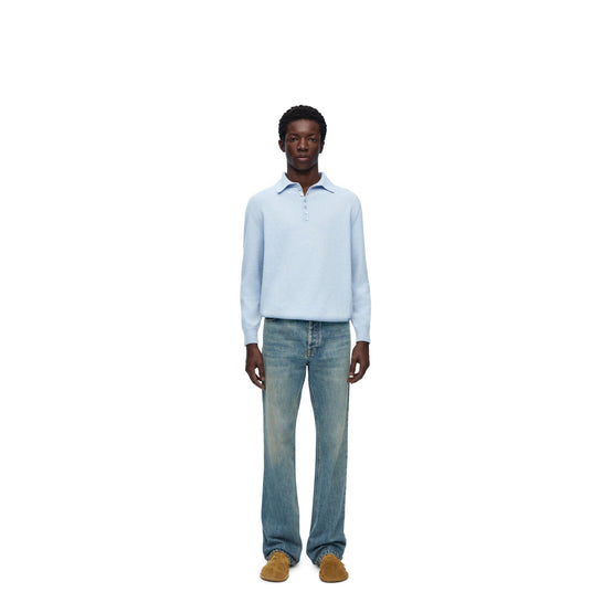 Men Bootleg Jeans Af - Washed Denim