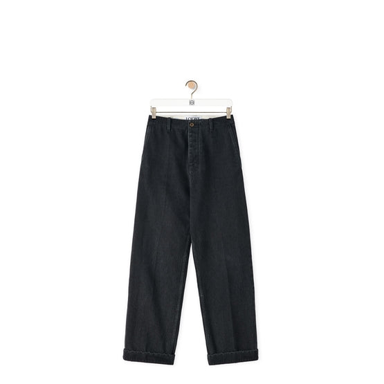 Men Baggy Jeans Af - Black