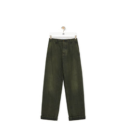 Men Baggy Jeans Af - Old Military Green