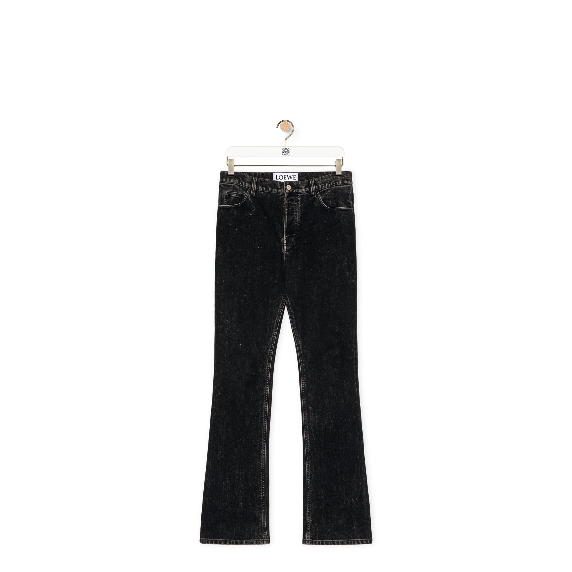 Men Bootleg Jeans Af - Black