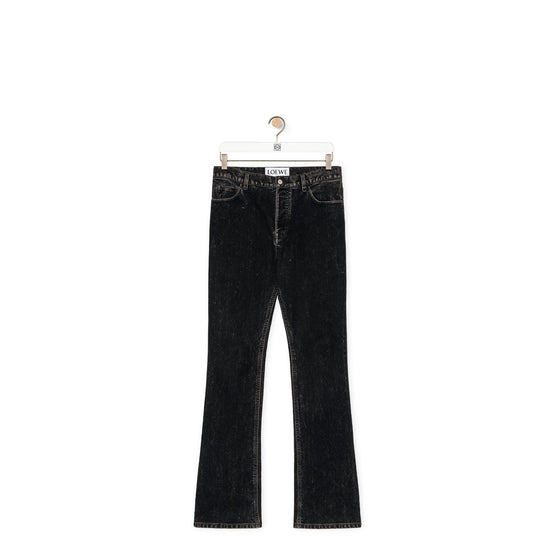 Men Bootleg Jeans Af - Black