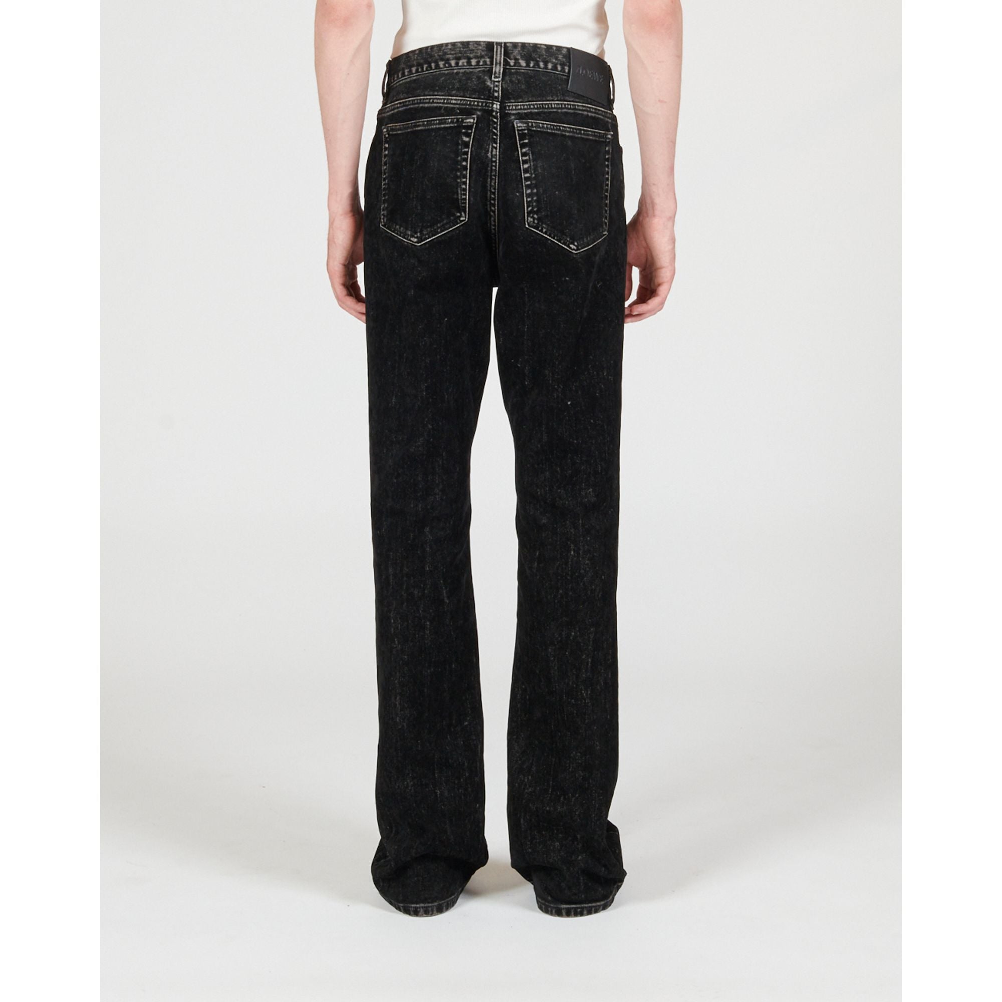 Men Bootleg Jeans Af - Black