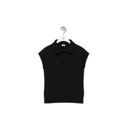 Men Polo Sweater - Black