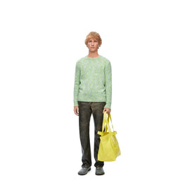 Men Sweater - Blue/Green/White