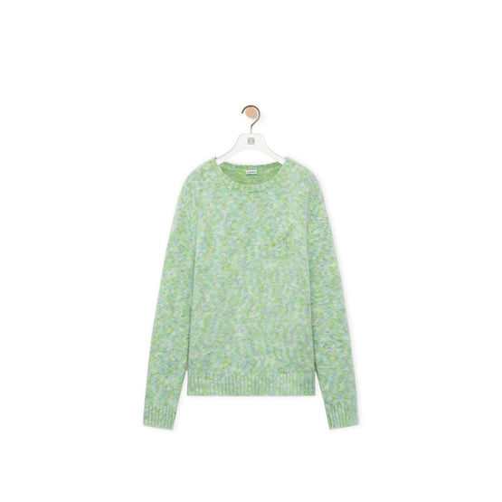 Men Sweater - Blue/Green/White