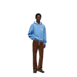 Men Hoodie - Blue/White