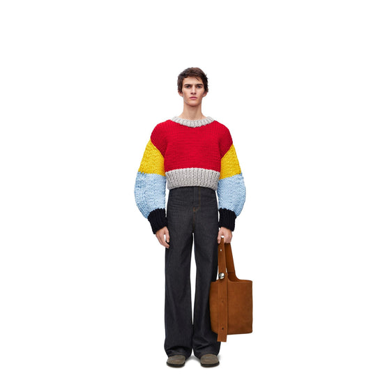 Men Sweater - Red/Multicolour