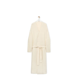 Men Belted Coat - Ecru