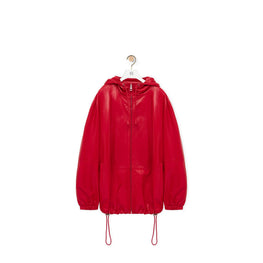 Men Hooded Jacket - Lipstick