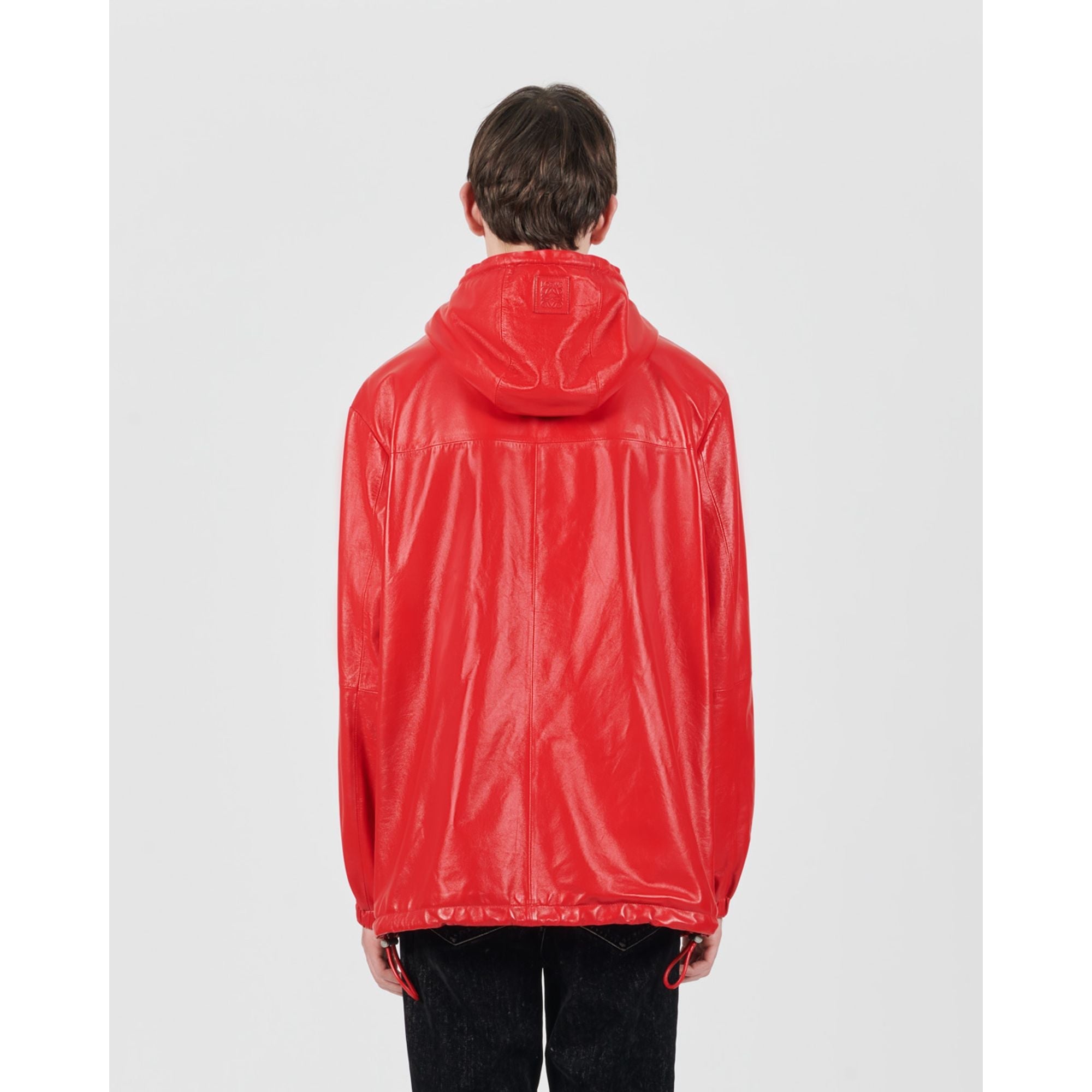 Men Hooded Jacket - Lipstick