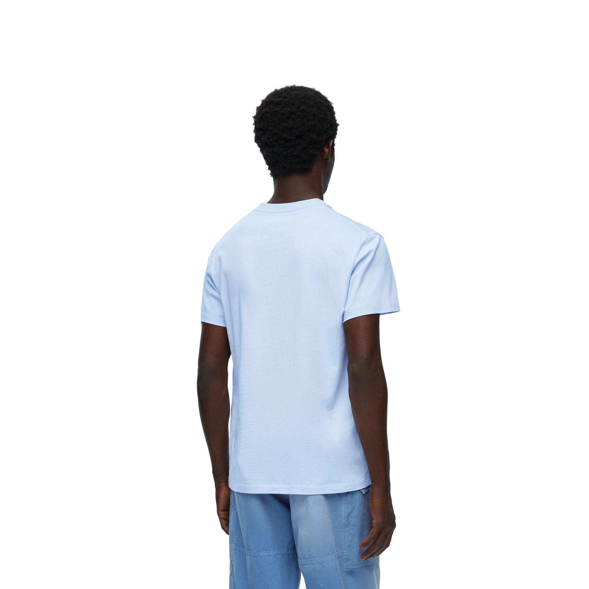 Men Regular Fit T-Shirt - Soft Blue