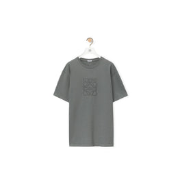 Men Overdyed Anagram T-Shirt - Platinum