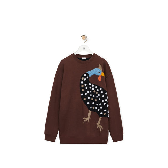 Men Loose Fit Sweatshirt - Cocoa