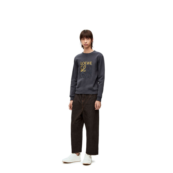 Men Loewe Angaram Sweatshirt - Onyx Blue