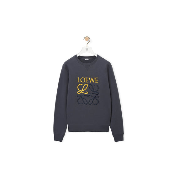 Men Loewe Angaram Sweatshirt - Onyx Blue