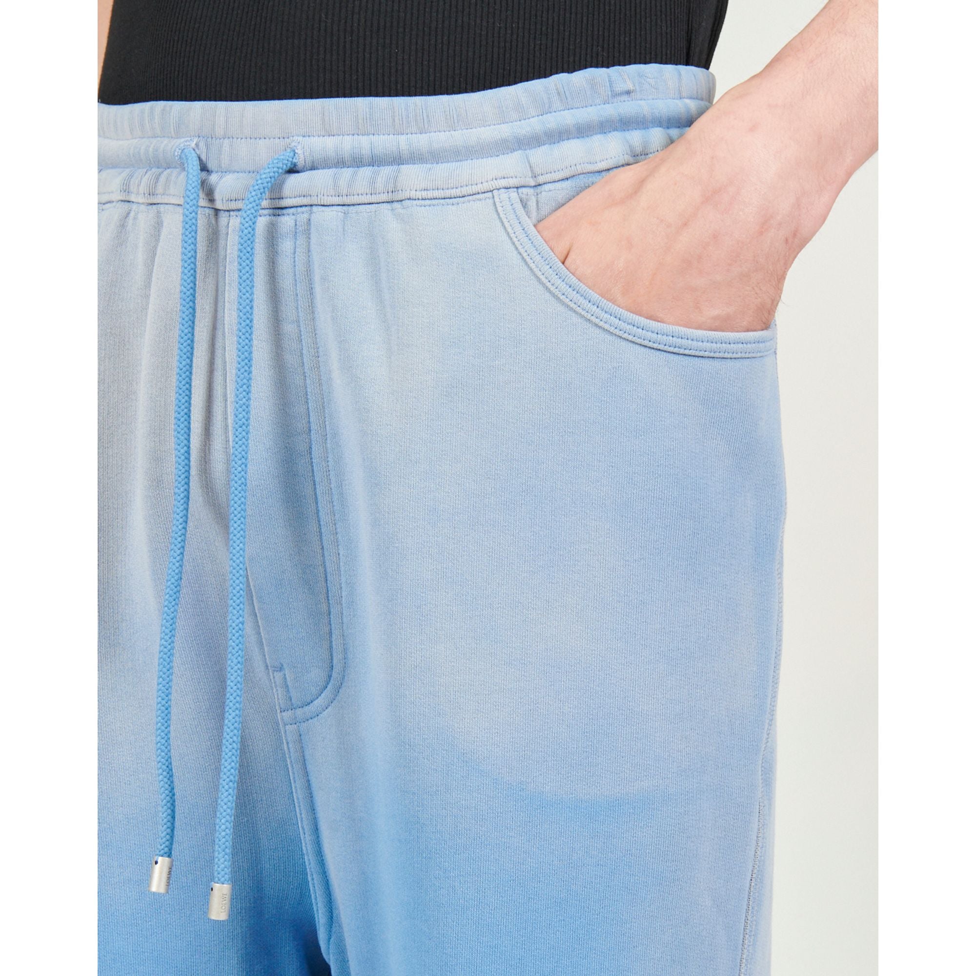 Men Sweatpants - Washed Blue