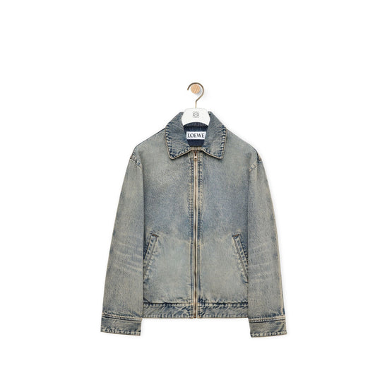 Men Bomber Jacket - Tea Wash