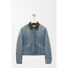 Men Jacket - Washed Denim