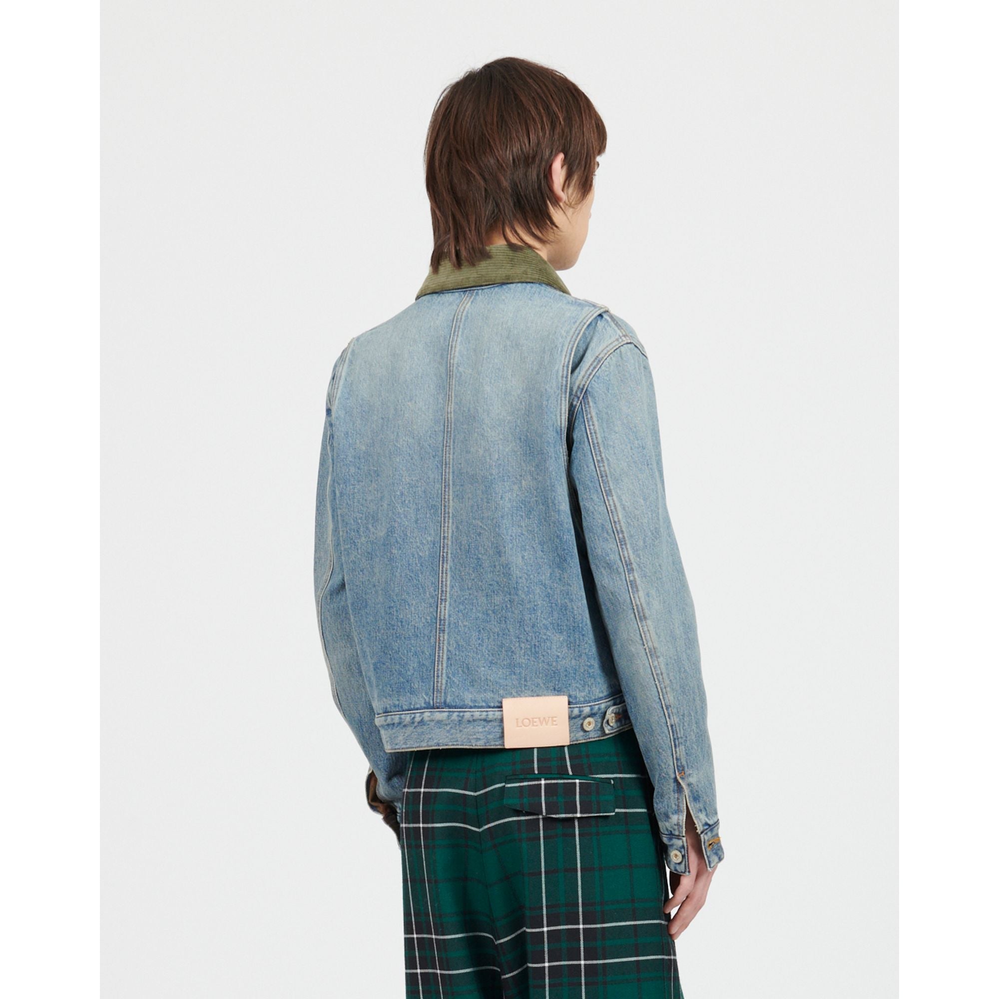 Men Jacket - Washed Denim